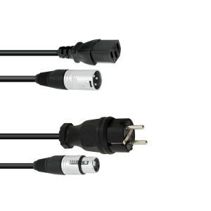 PSSO Combi Cable Safety Plug/XLR 10m