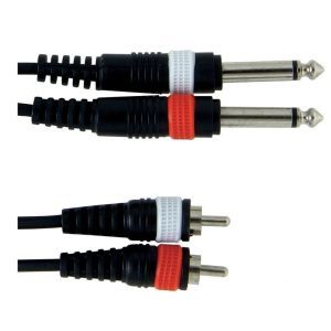 Gewa Basic Line 2X Jack 6.3 Mono - 2X RCA 1.5m