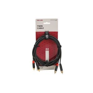 Gewa Twin cable Pro Line RCA-RCA 3m Gewa Twin cable Pro Line RCA-RCA 3m