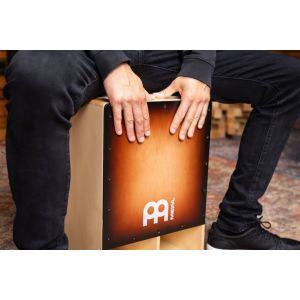 Meinl Bass Series Subwoofer Cajon - Espresso Burst - Natural Birch