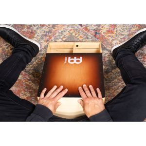 Meinl Bass Series Subwoofer Cajon - Espresso Burst - Natural Birch