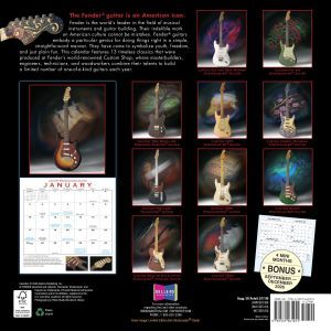 Fender 2027 Custom Shop Calendar