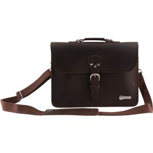 Charvel Limited Edition Leather Laptop Bag Brown