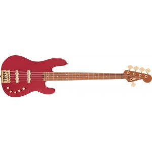 Charvel Pro-Mod San Dimas Bass JJ V Candy Apple Red Metallic