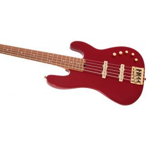Charvel Pro-Mod San Dimas Bass JJ V Candy Apple Red Metallic
