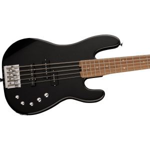 Charvel Pro-Mod San Dimas Bass PJ V Caramelized Maple Fingerboard Metallic Black