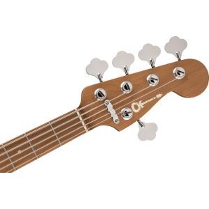 Charvel Pro-Mod San Dimas Bass PJ V Caramelized Maple Fingerboard Metallic Black