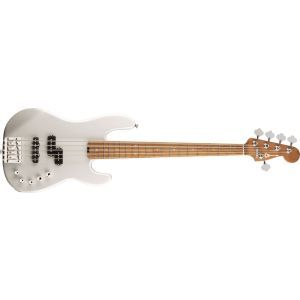 Charvel Pro-Mod San Dimas Bass PJ V Caramelized Maple Fingerboard Platinum Pearl