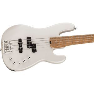 Charvel Pro-Mod San Dimas Bass PJ V Caramelized Maple Fingerboard Platinum Pearl