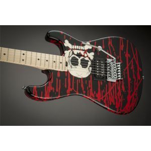 Charvel Warren DeMartini Signature Pro-Mod Blood and Skull
