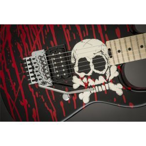 Charvel Warren DeMartini Signature Pro-Mod Blood and Skull