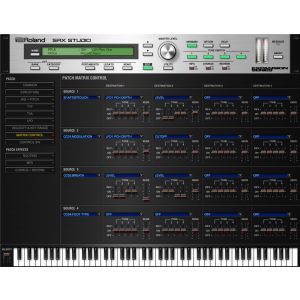 Roland SRX Studio Sintetizator Software