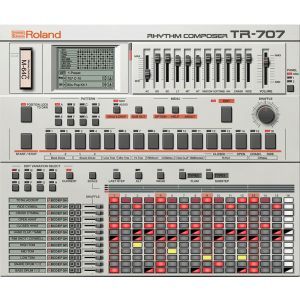 Roland TR-707 Software Rhythm Composer