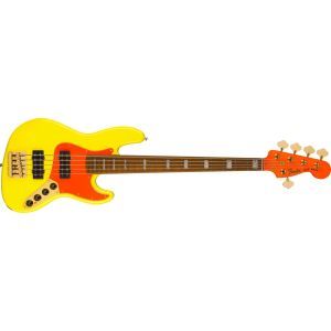 Fender MonoNeon Jazz Bass V Neon Yellow