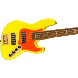 Fender MonoNeon Jazz Bass V Neon Yellow