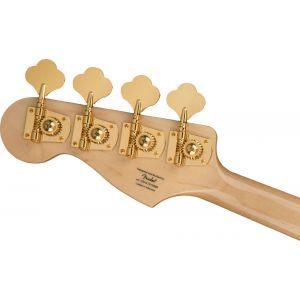 Squier 40th Anniversary Jazz Bass Gold Edition LRL Olympic White