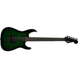 Charvel Pro-Mod Plus Dinky DK24 HH FR QM EB Ebony Cloaked Emerald Green