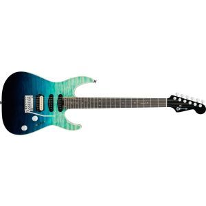 Charvel Pro-Mod Plus Dinky DK24 HSS 2PT QM Blue Curacao