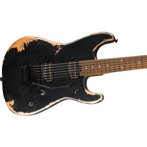 Charvel Pro-Mod Relic San Dimas Style 1 HH FR PF Weathered Black