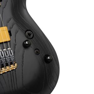 Cort KX700 True Temperament Gold Hardware Open Pore Black