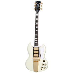 Epiphone 1963 Les Paul SG Custom With Maestro Vibrola Classic White