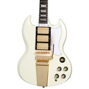Epiphone 1963 Les Paul SG Custom With Maestro Vibrola Classic White