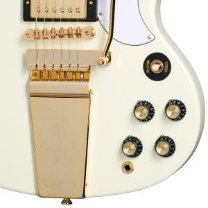 Epiphone 1963 Les Paul SG Custom With Maestro Vibrola Classic White