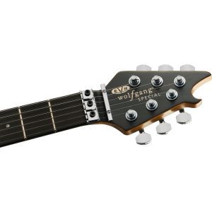 EVH Limited Edition Wolfgang Special Striped Series Ebony Distressed Ivory
