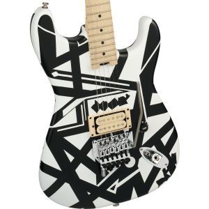 EVH Striped Series Shapes MN White and Black