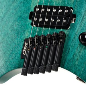 Cort Space G6MS Semi Gloss Turquoise with Bag