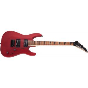 Jackson Dinky Arch Top JS24 DKAM Caramelized MN Red Satin