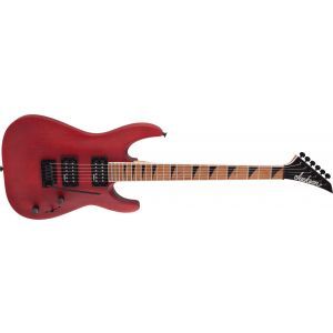 Jackson Dinky Arch Top JS24 DKAM Caramelized MN Red Satin