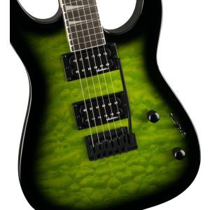 Jackson Dinky JS20 DKQ 2PT AR Transparent Green