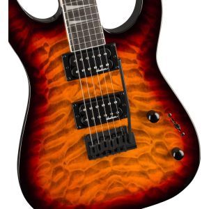 Jackson Dinky JS20 DKQ 2PT AR Transparent Tobacco Burst