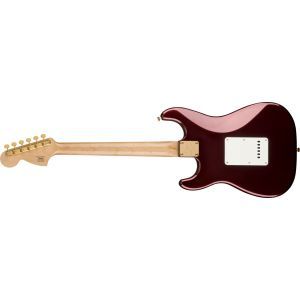 Squier 40th Anniversary Stratocaster Gold Edition LRL Ruby Red Metallic