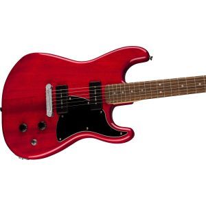 Squier Paranormal Strat-O-Sonic Crimson Red Transparent