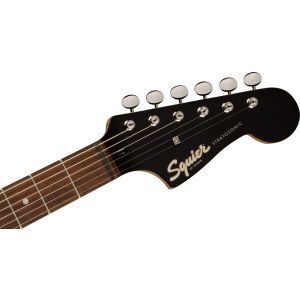 Squier Paranormal Strat-O-Sonic Crimson Red Transparent