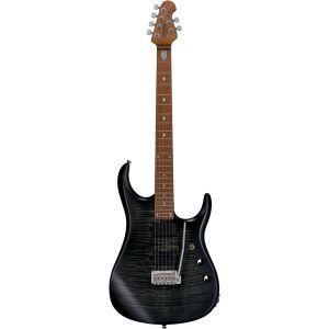 Sterling by Music Man JP150 Flame Maple Trans Satin Black