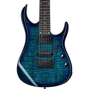 Sterling by MusicMan JP157 Quilted Maple DiMarzio Cerulean Paradise
