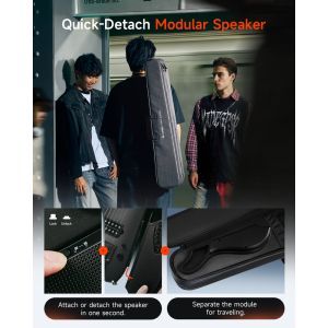 Donner HUSH X LIVE Travel Guitar with Speaker