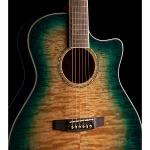 Cort GA-QF Coral Blue Burst