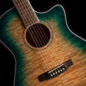 Cort GA-QF Coral Blue Burst