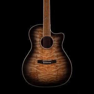 Cort GA-QF Trans Black Burst With Bag