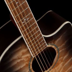 Cort GA-QF Trans Black Burst With Bag