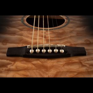 Cort GA-QF Trans Black Burst With Bag