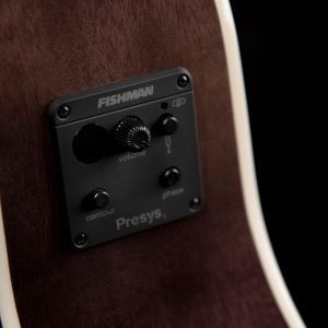 Cort GA-QF Trans Black Burst With Bag