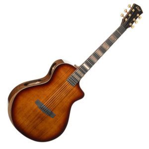 Cort Modern Burst Tobacco Sunburst with case