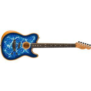 Fender Limited Edition American Acoustasonic Telecaster EB Blue Paisley Fender Limited Edition American Acoustasonic Telecaster EB Blue Paisley