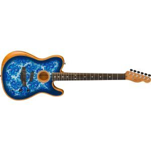 Fender Limited Edition American Acoustasonic Telecaster EB Blue Paisley