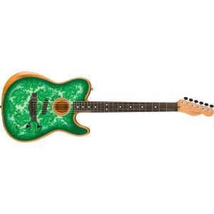 Fender Limited Edition American Acoustasonic Telecaster EB Green Paisley Fender Limited Edition American Acoustasonic Telecaster EB Green Paisley